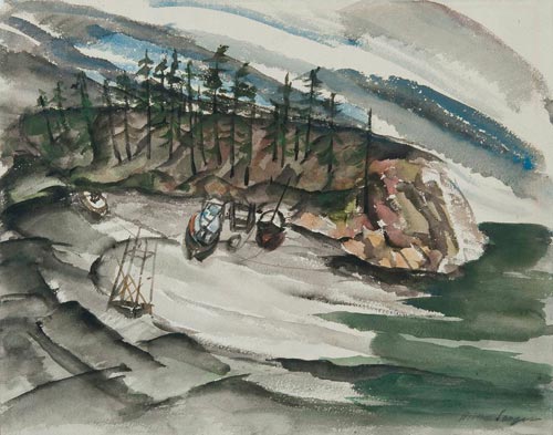 Boats_on_the_Beach_painting